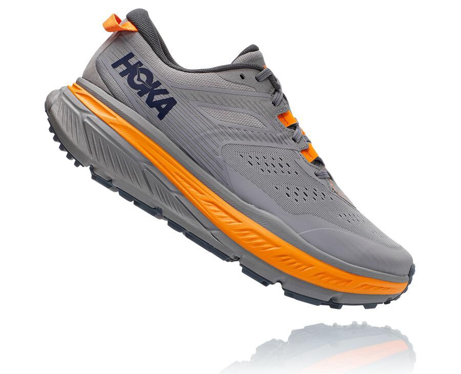 Hoka One One Trailove Tenisky Panske Siva - Stinson Atr 6 - 93504-ESMK